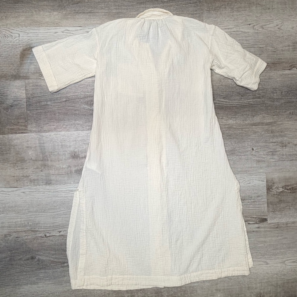 Madewell Lightestspun Cover-Up Maxi Shirtdress Women’s size XXS Lighthouse - Picture 9 of 14